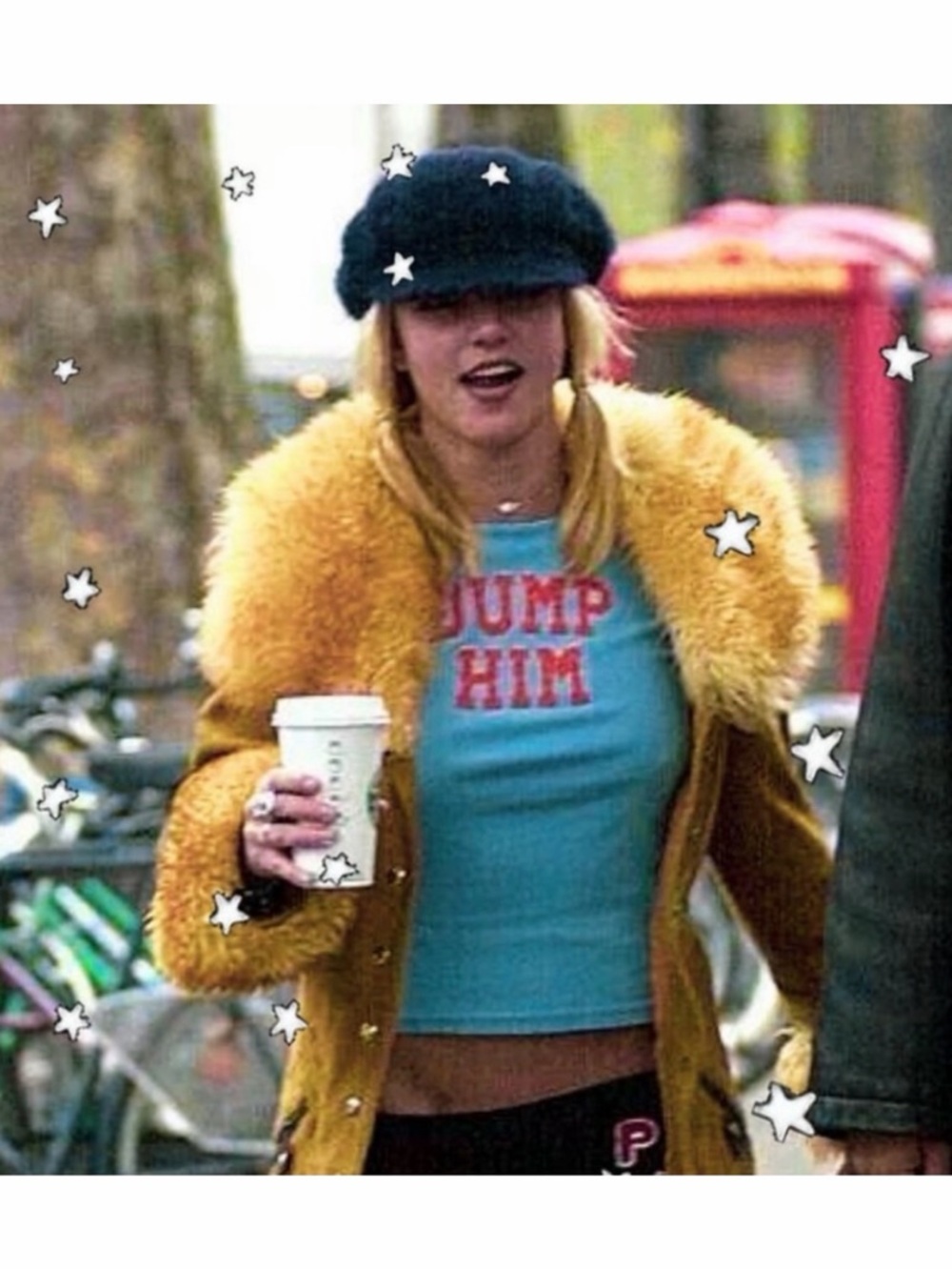 Y2K Juicy Couture Dump Him Baby Tee Cropped